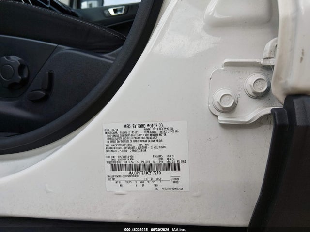 Продажа на аукционе авто 2018 Ford Ecosport Se, vin: MAJ3P1TE4JC217210, номер лота: 46239235