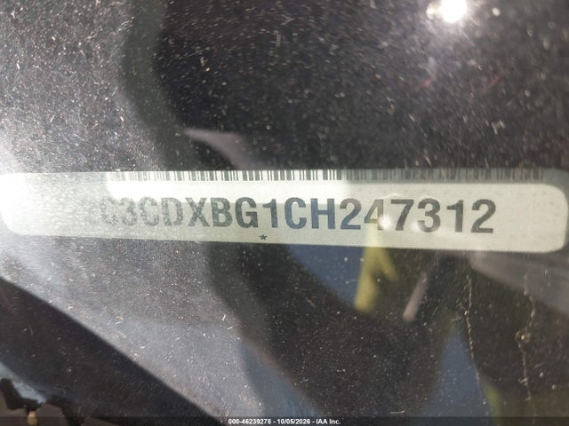 Продажа на аукционе авто 2012 Dodge Charger Se, vin: 2C3CDXBG1CH247312, номер лота: 46239278