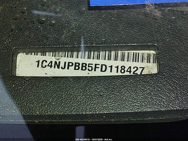 Продажа на аукционе авто 2015 Jeep Patriot Sport, vin: 1C4NJPBB5FD118427, номер лота: 46239315