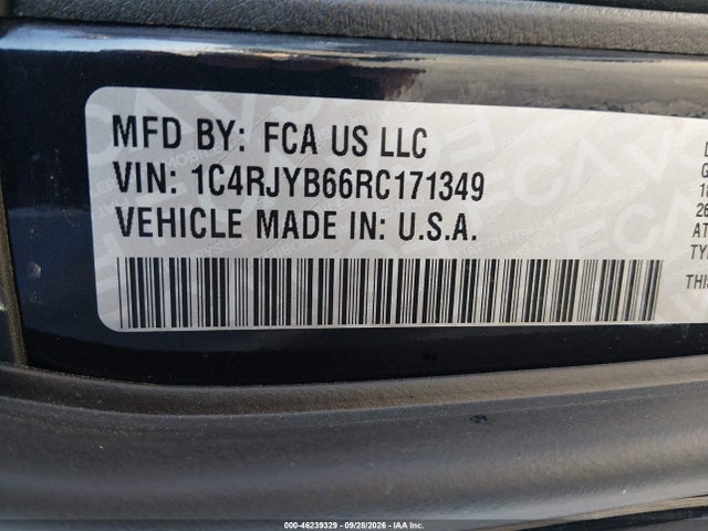 2024 Jeep Grand Cherokee 4xe მანქანა იყიდება აუქციონზე, vin: 1C4RJYB66RC171349, აუქციონის ნომერი: 46239329
