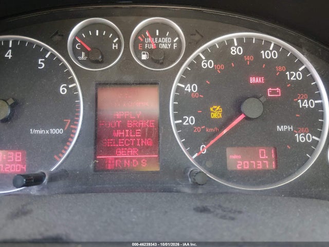 Aukcja sprzedaży 2003 Audi Allroad 2.7t, vin: WA1YD64B03N103121, numer aukcji: 46239343