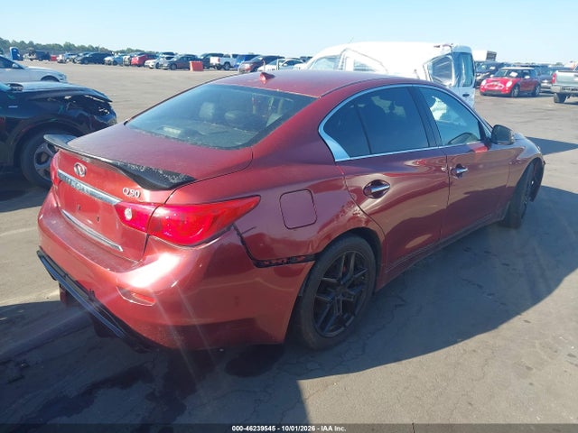 2014 Infiniti Q50 Premium მანქანა იყიდება აუქციონზე, vin: JN1BV7AR2EM682897, აუქციონის ნომერი: 46239545