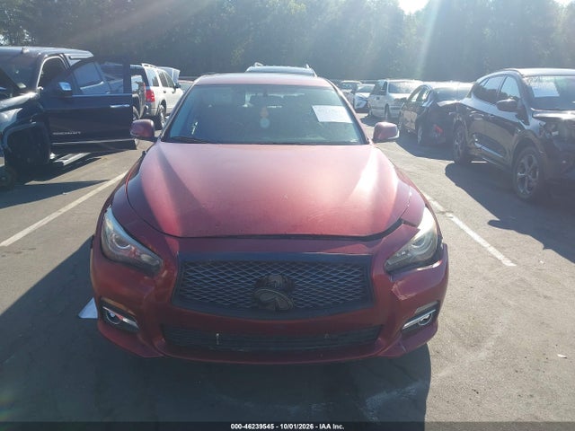 2014 Infiniti Q50 Premium მანქანა იყიდება აუქციონზე, vin: JN1BV7AR2EM682897, აუქციონის ნომერი: 46239545