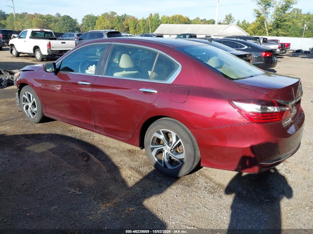 Продаж на аукціоні авто 2016 Honda Accord Lx, vin: 1HGCR2F32GA216065, номер лоту: 46239569