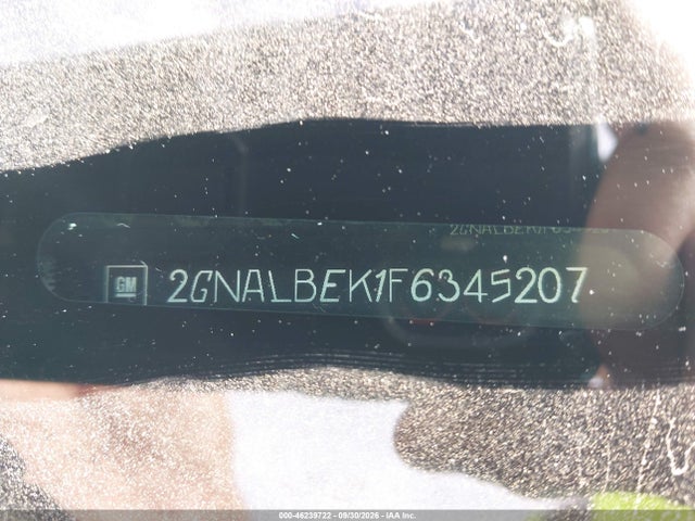 Продажа на аукционе авто 2015 Chevrolet Equinox 1lt, vin: 2GNALBEK1F6345207, номер лота: 46239722