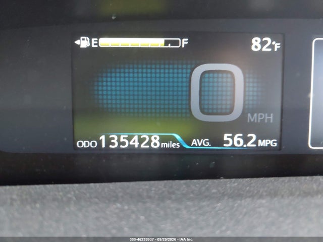 46239937 :رقم المزاد ، JTDKARFU2G3004015 vin ، 2016 Toyota Prius Two Eco مزاد بيع