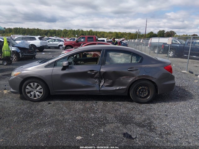 2012 Honda Civic Lx მანქანა იყიდება აუქციონზე, vin: 19XFB2F53CE348485, აუქციონის ნომერი: 46240073