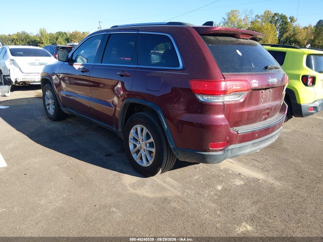 2016 Jeep Grand Cherokee Laredo მანქანა იყიდება აუქციონზე, vin: 1C4RJEAG1GC407508, აუქციონის ნომერი: 46240339