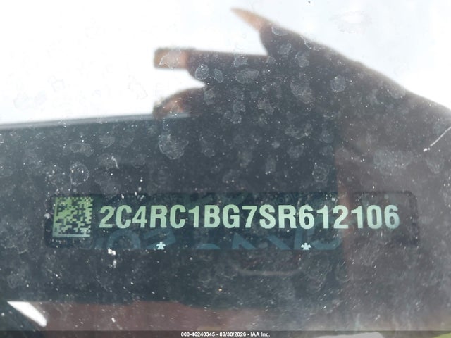 Продажа на аукционе авто 2025 Chrysler Pacifica Select, vin: 2C4RC1BG7SR612106, номер лота: 46240345