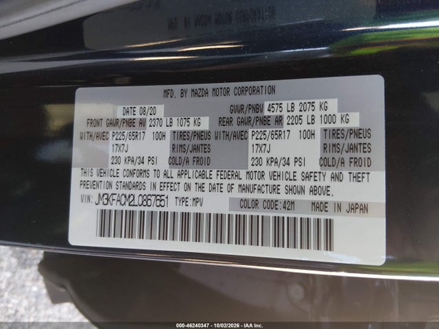Mazda Cx-5 Touring 2020 JM3KFACM2L0867651 Image 9