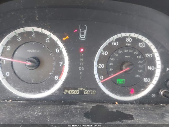 46240382 :رقم المزاد ، JHMCP26808C069846 vin ، 2008 Honda Accord 2.4 Ex-l مزاد بيع