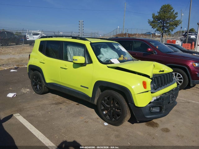 2017 Jeep Renegade Altitude Fwd მანქანა იყიდება აუქციონზე, vin: ZACCJABB1HPG50203, აუქციონის ნომერი: 46240390