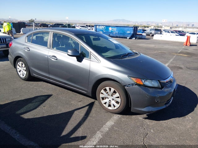 Продажа на аукционе авто 2012 Honda Civic Lx, vin: 19XFB2F57CE377004, номер лота: 46240404