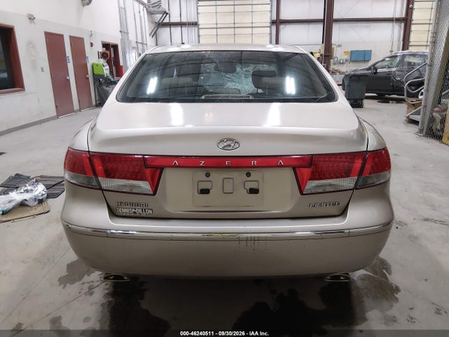 2006 Hyundai Azera Limited/se მანქანა იყიდება აუქციონზე, vin: KMHFC46F96A086864, აუქციონის ნომერი: 46240511