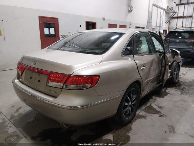 2006 Hyundai Azera Limited/se მანქანა იყიდება აუქციონზე, vin: KMHFC46F96A086864, აუქციონის ნომერი: 46240511