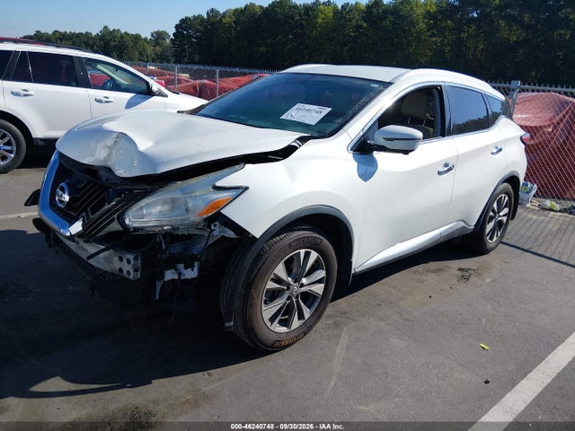 2017 Nissan Murano Sl მანქანა იყიდება აუქციონზე, vin: 5N1AZ2MG3HN187225, აუქციონის ნომერი: 46240748