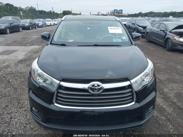 Продажа на аукционе авто 2014 Toyota Highlander Xle V6, vin: 5TDJKRFH0ES010810, номер лота: 46240750