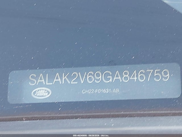 Land Rover LR4 2016 SALAK2V69GA846759 Image 9