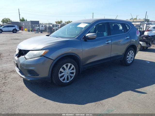 2015 Nissan Rogue S მანქანა იყიდება აუქციონზე, vin: KNMAT2MTXFP560183, აუქციონის ნომერი: 46240851