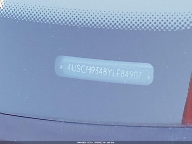 46241009 :رقم المزاد ، 4USCH9348YLF84907 vin ، 2000 Bmw Z3 2.3 مزاد بيع