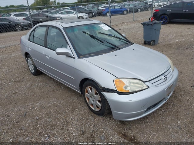 46241225 :رقم المزاد ، 1HGES26771L010736 vin ، 2001 Honda Civic Ex مزاد بيع