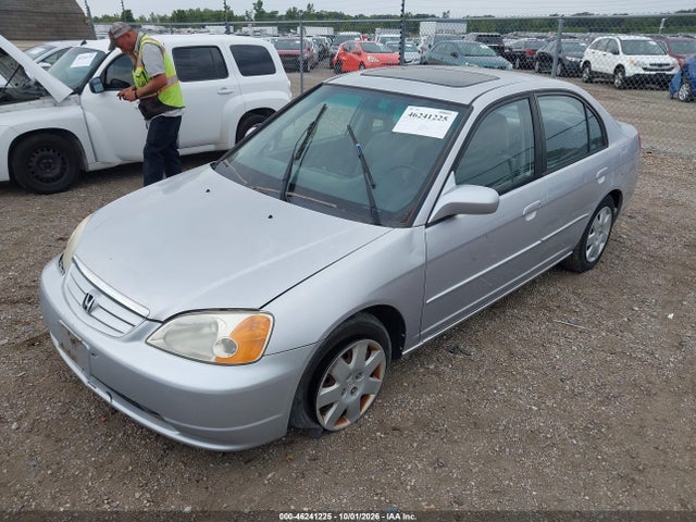46241225 :رقم المزاد ، 1HGES26771L010736 vin ، 2001 Honda Civic Ex مزاد بيع