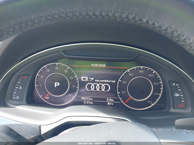 46241358 :رقم المزاد ، WA1VAAF74HD012423 vin ، 2017 Audi Q7 3.0t Premium مزاد بيع