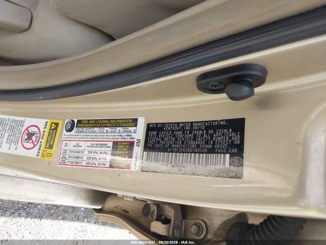 Продаж на аукціоні авто 2011 Toyota Camry, vin: 4T1BF3EK5BU180599, номер лоту: 46241527