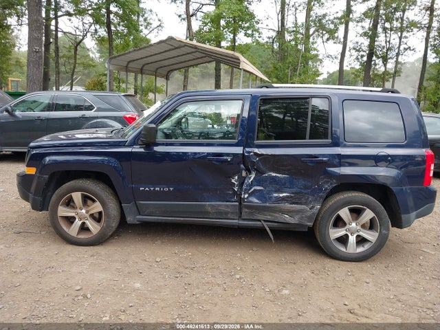2016 Jeep Patriot High Altitude Edition მანქანა იყიდება აუქციონზე, vin: 1C4NJPFA7GD726369, აუქციონის ნომერი: 46241613