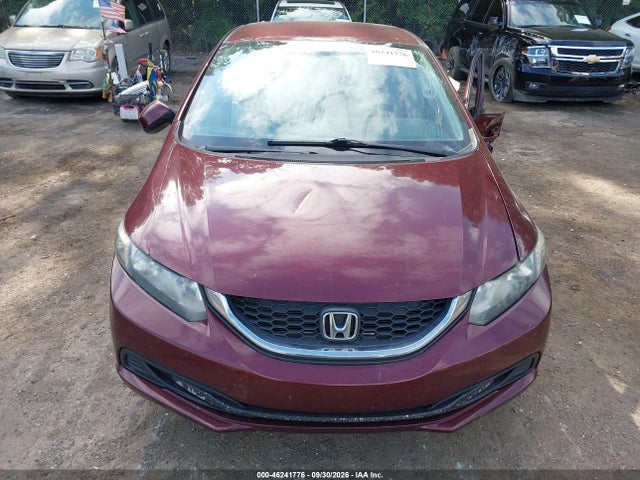 2013 Honda Civic Lx მანქანა იყიდება აუქციონზე, vin: 2HGFB2F56DH525795, აუქციონის ნომერი: 46241776