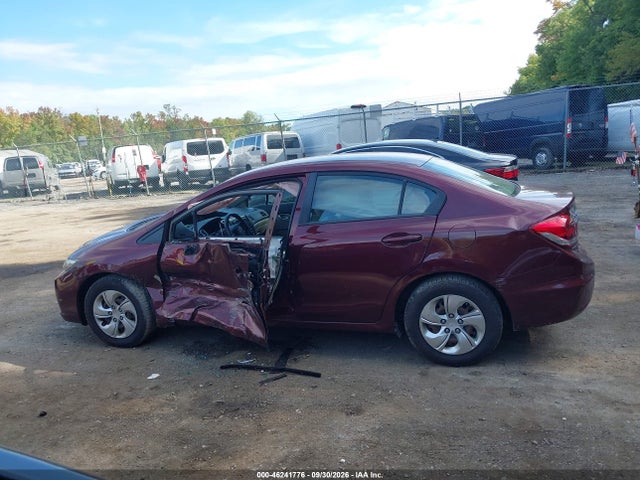 2013 Honda Civic Lx მანქანა იყიდება აუქციონზე, vin: 2HGFB2F56DH525795, აუქციონის ნომერი: 46241776