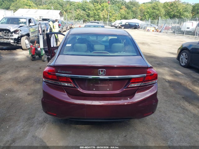 2013 Honda Civic Lx მანქანა იყიდება აუქციონზე, vin: 2HGFB2F56DH525795, აუქციონის ნომერი: 46241776