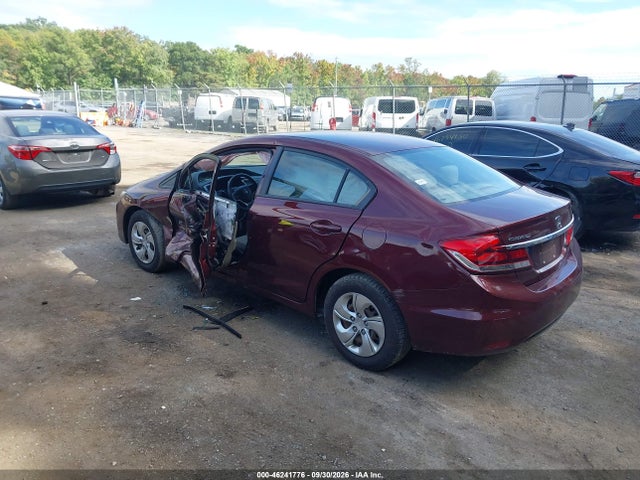 2013 Honda Civic Lx მანქანა იყიდება აუქციონზე, vin: 2HGFB2F56DH525795, აუქციონის ნომერი: 46241776