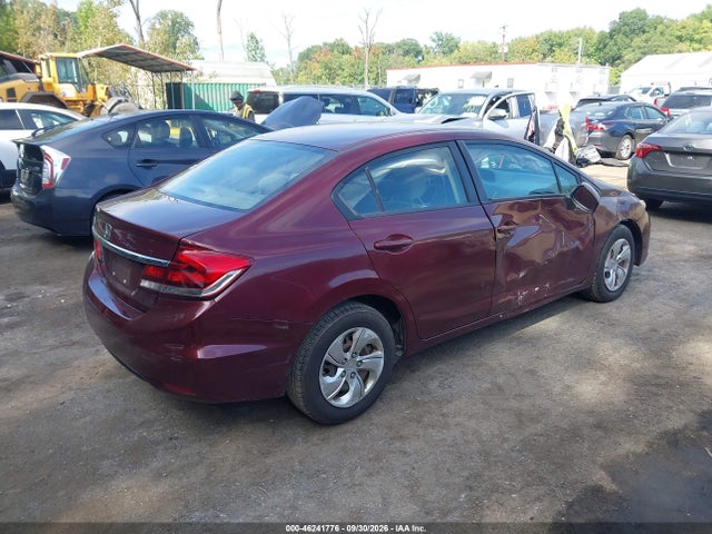 2013 Honda Civic Lx მანქანა იყიდება აუქციონზე, vin: 2HGFB2F56DH525795, აუქციონის ნომერი: 46241776