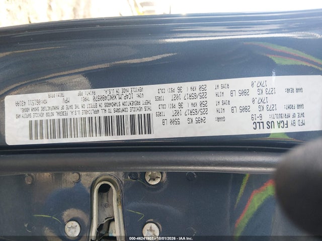 Продаж на аукціоні авто 2019 Jeep Cherokee Latitude Plus 4x4, vin: 1C4PJMLX0KD480970, номер лоту: 46241907