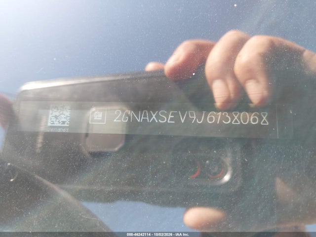 Продаж на аукціоні авто 2018 Chevrolet Equinox Lt, vin: 2GNAXSEV9J6138068, номер лоту: 46242114