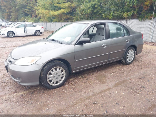 46242135 :رقم المزاد ، 2HGES16675H585830 vin ، 2005 Honda Civic Lx مزاد بيع