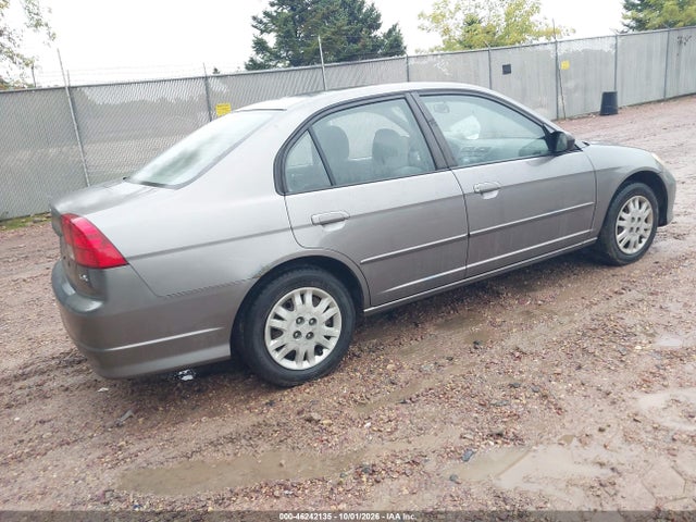 46242135 :رقم المزاد ، 2HGES16675H585830 vin ، 2005 Honda Civic Lx مزاد بيع