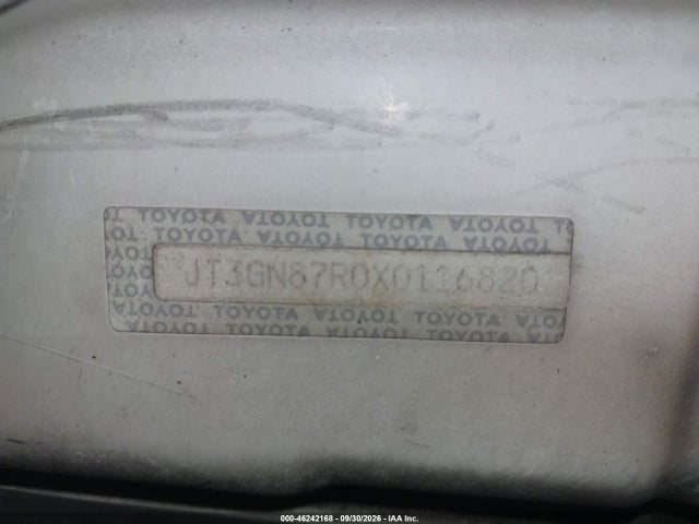 Aukcja sprzedaży 1999 Toyota 4runner Limited V6, vin: JT3GN87R0X0116820, numer aukcji: 46242168