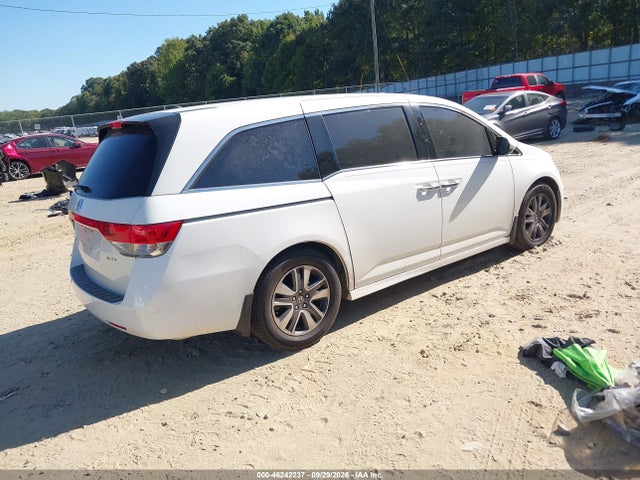 46242237 :رقم المزاد ، 5FNRL5H95FB015117 vin ، 2015 Honda Odyssey Touring/touring Elite مزاد بيع