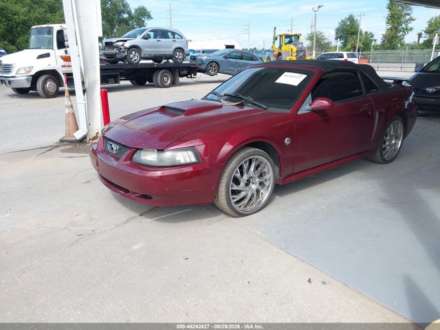 2004 Ford Mustang Gt მანქანა იყიდება აუქციონზე, vin: 1FAFP45X64F128576, აუქციონის ნომერი: 46242427