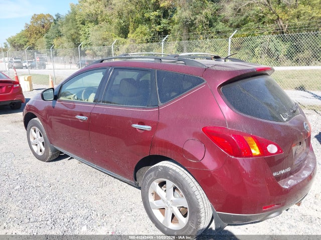 Продаж на аукціоні авто 2009 Nissan Murano Sl, vin: JN8AZ18W09W139536, номер лоту: 46242449