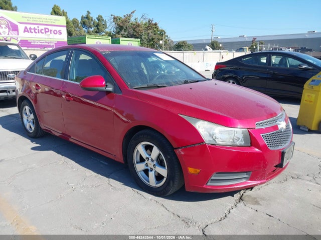 Продажа на аукционе авто 2012 Chevrolet Cruze Lt, vin: 1G1PE5SCXC7120977, номер лота: 46242544
