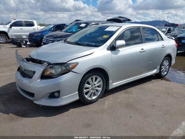 2010 Toyota Corolla S მანქანა იყიდება აუქციონზე, vin: 2T1BU4EE6AC447593, აუქციონის ნომერი: 46242571