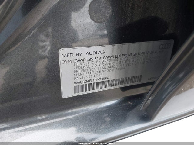 Продажа на аукционе авто 2015 Audi S4 3.0t Premium Plus, vin: WAUBGAFL1FA039062, номер лота: 46242831