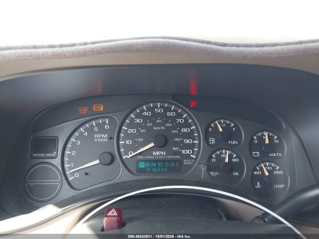 Aukcja sprzedaży 2002 Chevrolet Silverado 1500 Lt, vin: 2GCEC19T121422592, numer aukcji: 46242931
