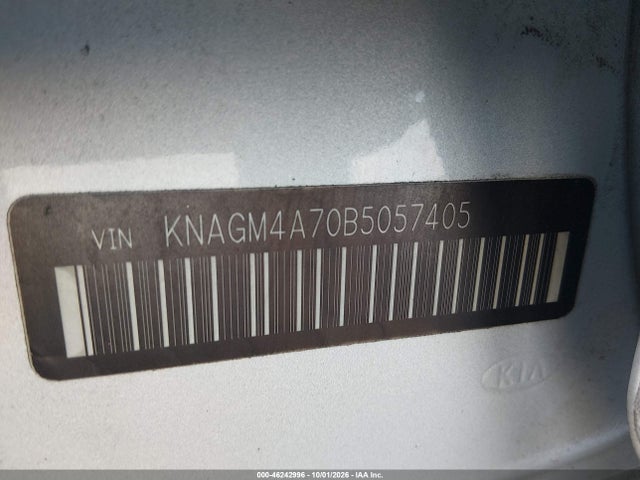 Продаж на аукціоні авто 2011 Kia Optima Lx, vin: KNAGM4A70B5057405, номер лоту: 46242996