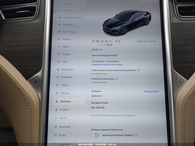 Tesla Model S 60d/70d/75d/85d/90d 2016 5YJSA1E23GF114298 Image 18