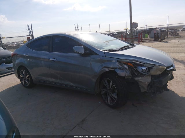 2015 Hyundai Elantra Limited მანქანა იყიდება აუქციონზე, vin: 5NPDH4AE5FH598089, აუქციონის ნომერი: 46243149