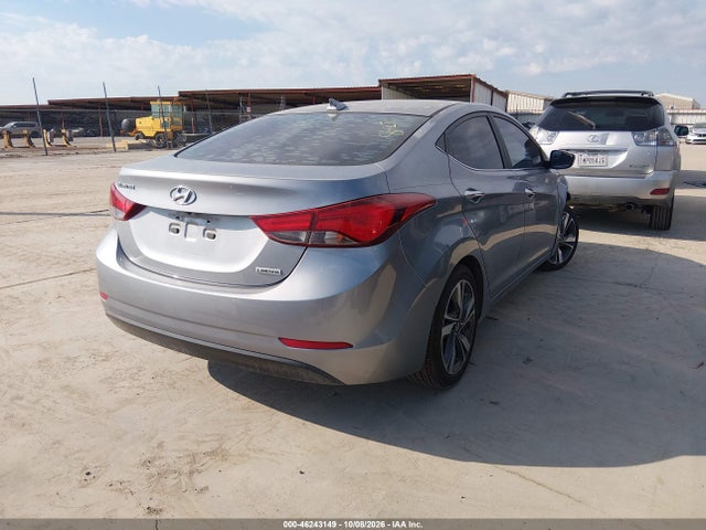 2015 Hyundai Elantra Limited მანქანა იყიდება აუქციონზე, vin: 5NPDH4AE5FH598089, აუქციონის ნომერი: 46243149